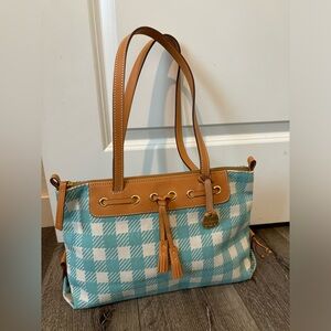 Dooney & Bourke Large Tassle Zip Top
